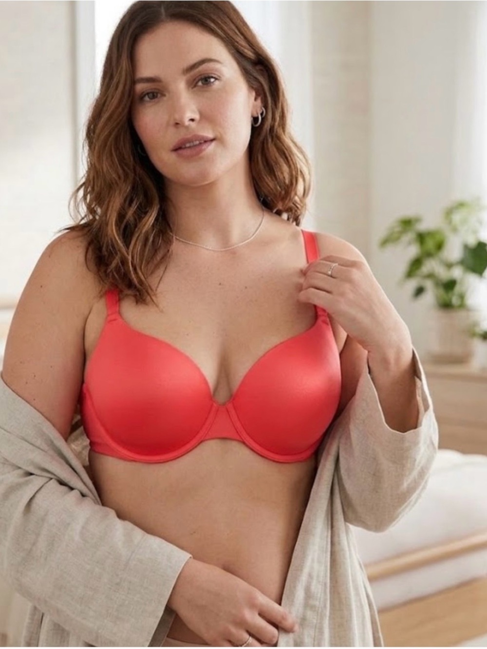 Victoria's Secret Very Sexy Push Up Bra Red/Pink Adjustable Straps 38D Bra, NEW